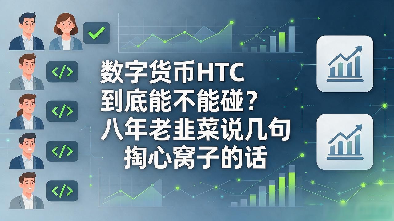 数字货币HTC到底能不能碰?八年老韭菜说几句掏心窝子的话
