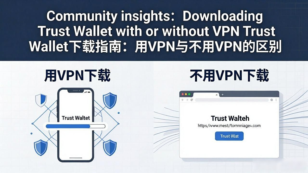 Community insights: Downloading Trust Wallet with or without VPN Trust Wallet下载指南:用VPN与不用VPN的区别