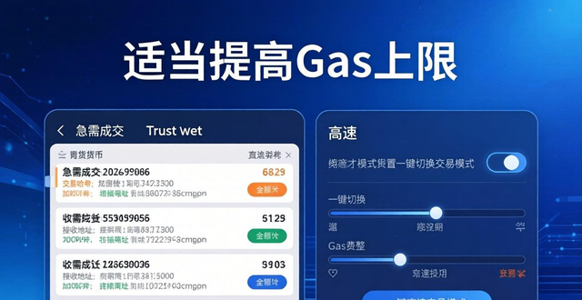 Trust钱包交易提速:两步设置告别卡顿