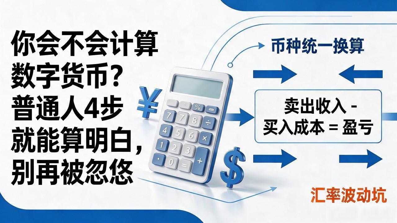 你会不会计算数字货币？普通人4步就能算明白，别再被忽悠