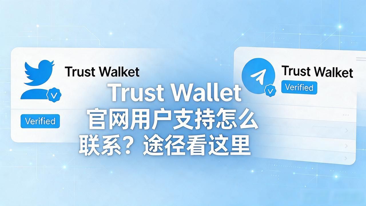 Trust Wallet 官网用户支持怎么联系?途径看这里