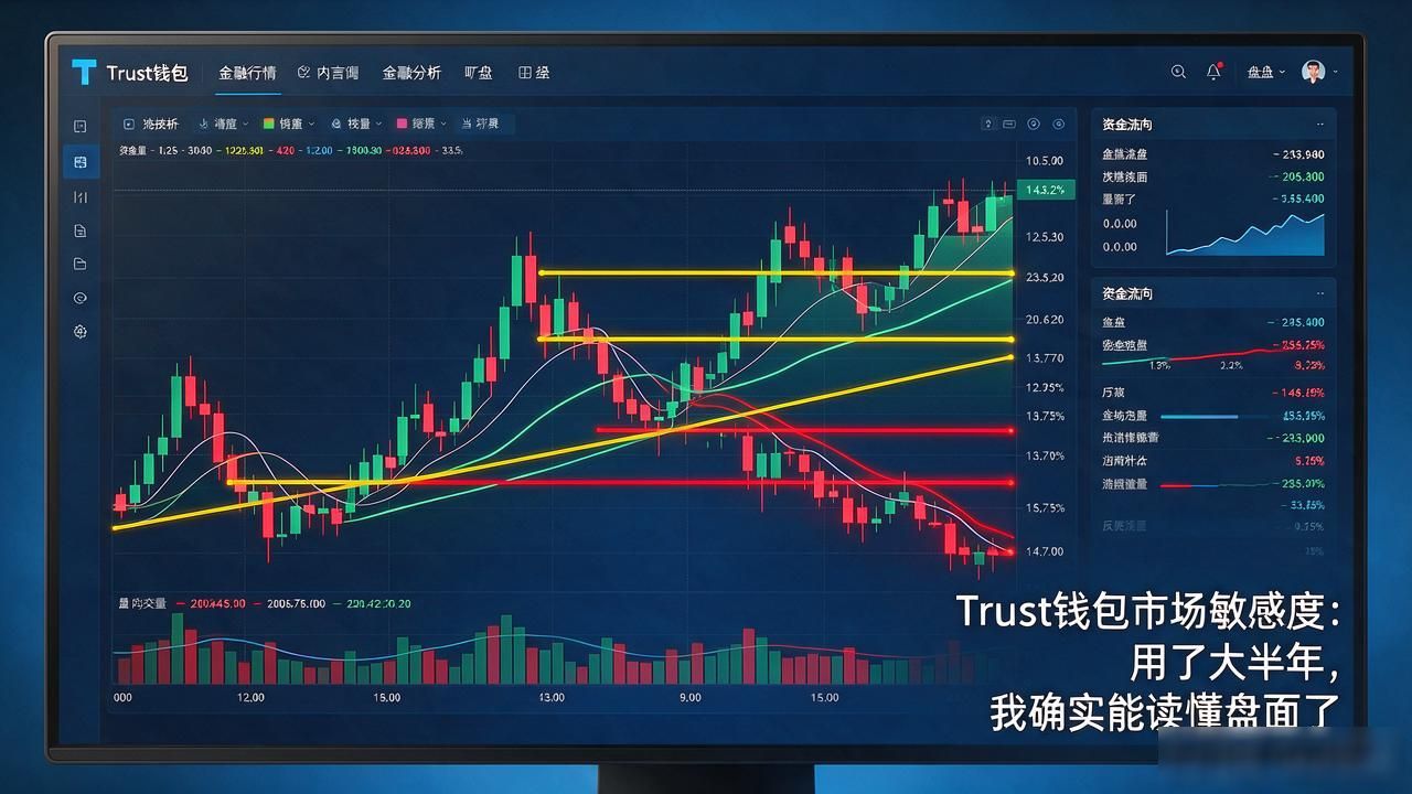 Trust钱包市场敏感度：用了大半年，我确实能读懂盘面了