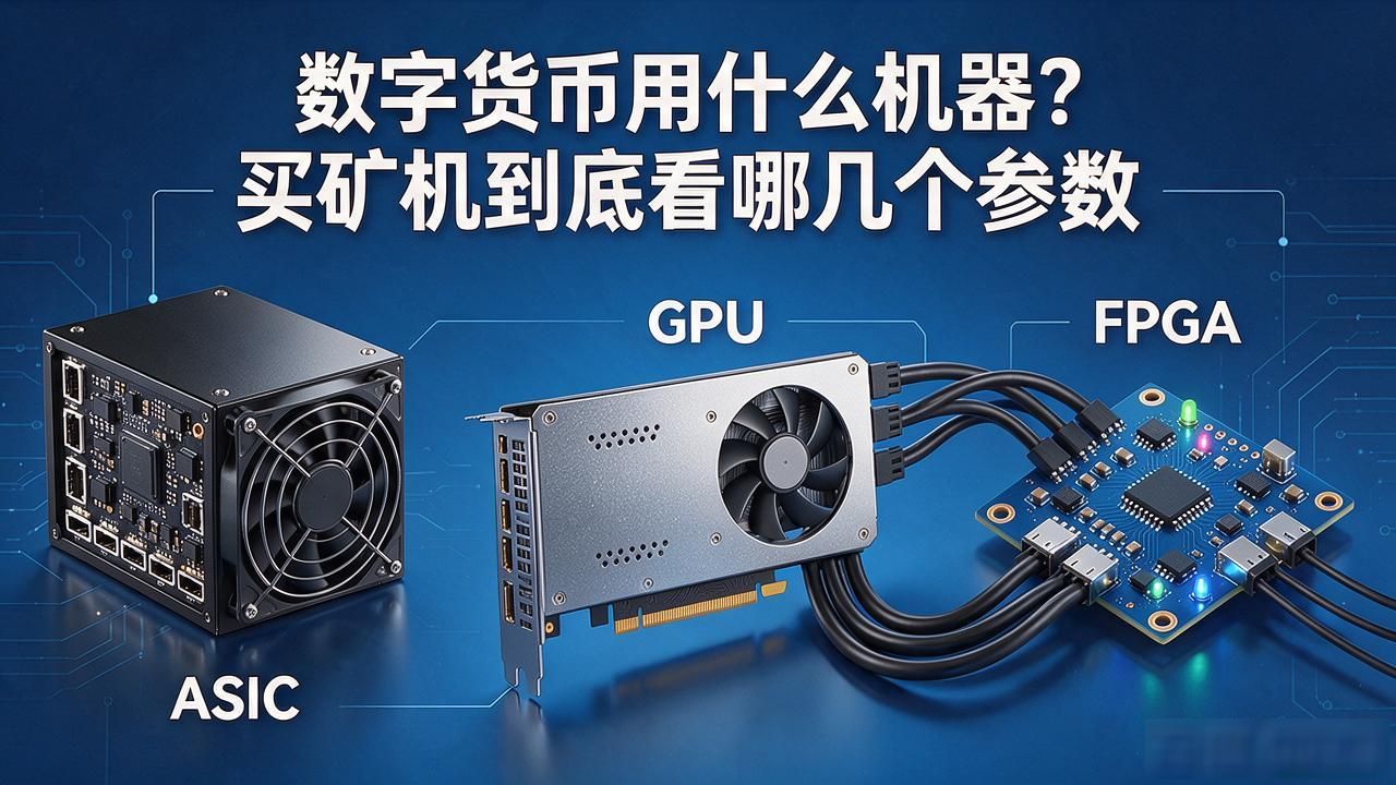 数字货币用什么机器？买矿机到底看哪几个参数