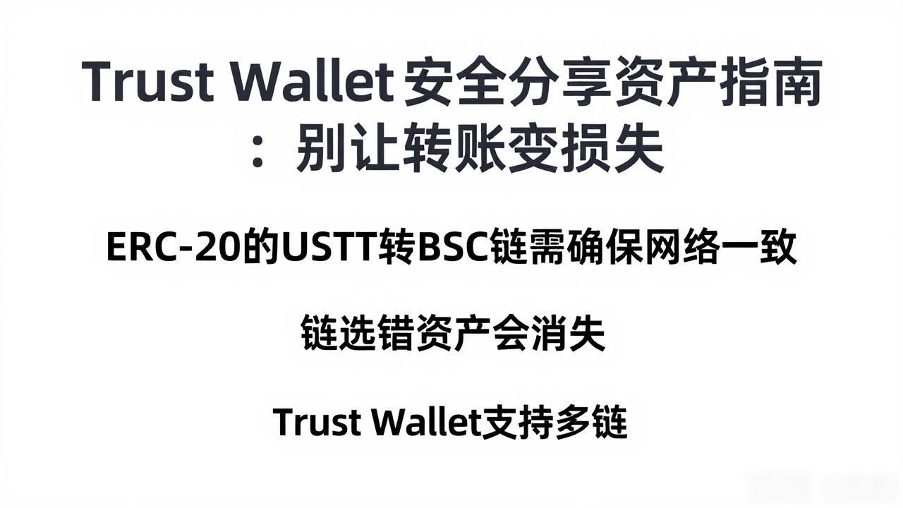 Trust Wallet 安全分享资产指南:别让转账变损失
